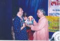 Kataha Dance Award to Nandkishore Kapote FELICITATED PANDITAWARD BY KATHAK MAHAYAGNYA LOKAMAT AT THE HANDS OF PADMA VIBHUSHAN PDT. BIRJU MAHARAJ FOR CONTRIBUTION IN KATHAK DANCE